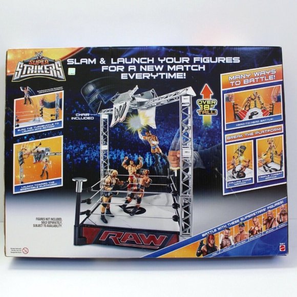 WWE Super Strikers Slam 'N Launch Arena Playset - Picture 2 of 4